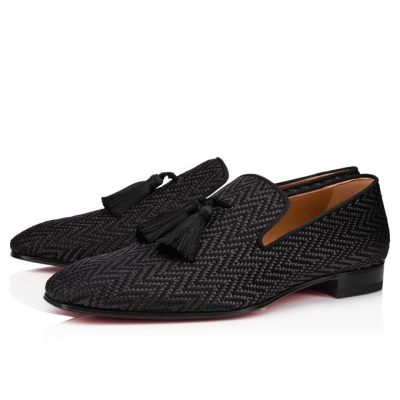 Mocasines Officialito Christian Louboutin Hombre - Negros - 3160092B049